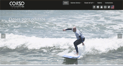 Desktop Screenshot of corzosurfschool.com